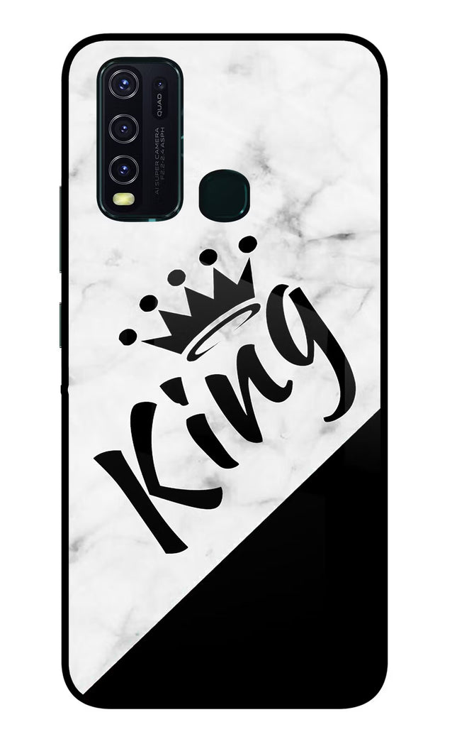 King Vivo Y30/Y50 Glass Case Back Cover by Casekaro