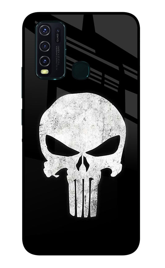 Punisher Skull Vivo Y30/Y50 Glass Case