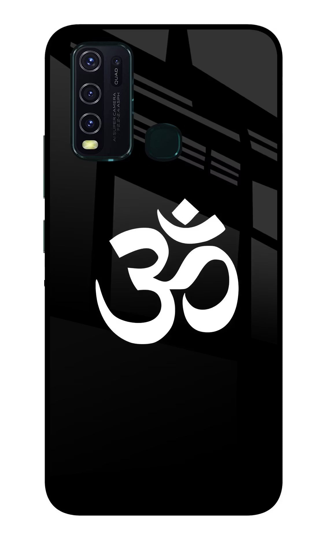 Om Vivo Y30/Y50 Glass Case Back Cover by Casekaro