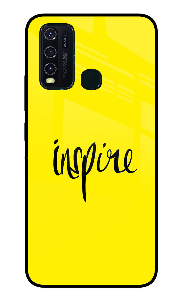 Inspire Vivo Y30/Y50 Glass Case Back Cover by Casekaro