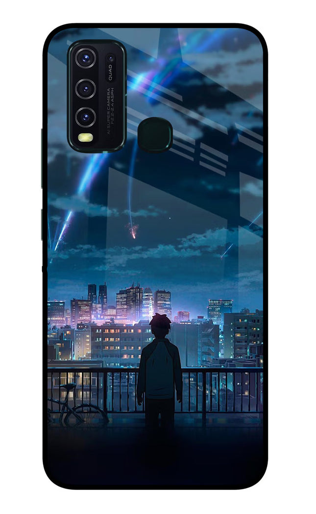 Anime Vivo Y30/Y50 Glass Case Back Cover by Casekaro