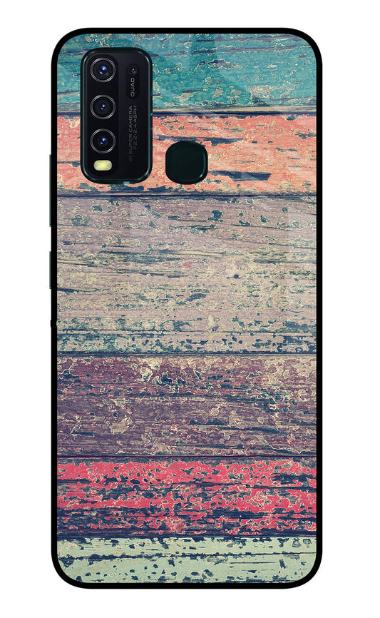 Colourful Wall Vivo Y30/Y50 Glass Case