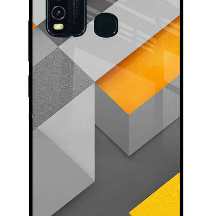 Abstract Vivo Y30/Y50 Glass Case Back Cover by Casekaro