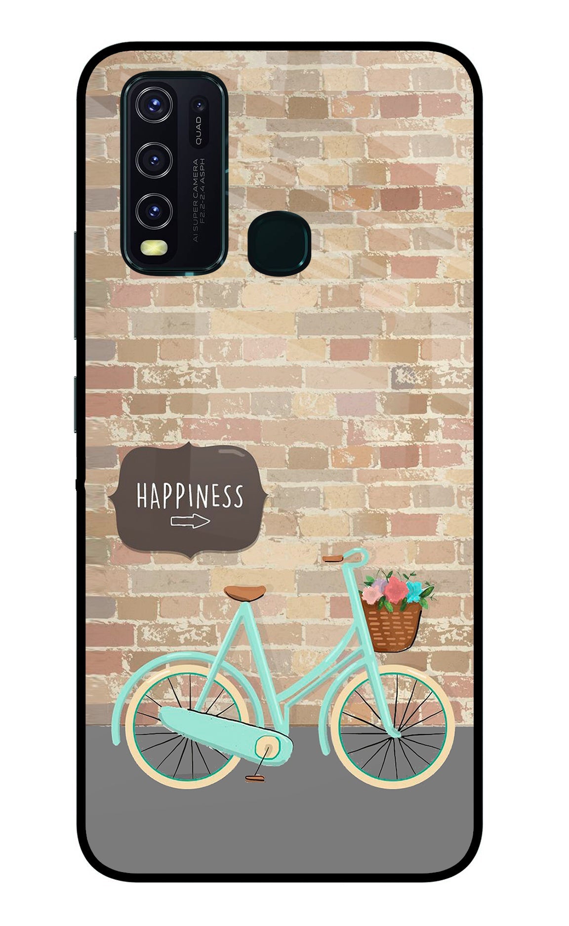 Happiness Artwork Vivo Y30/Y50 Back Cover