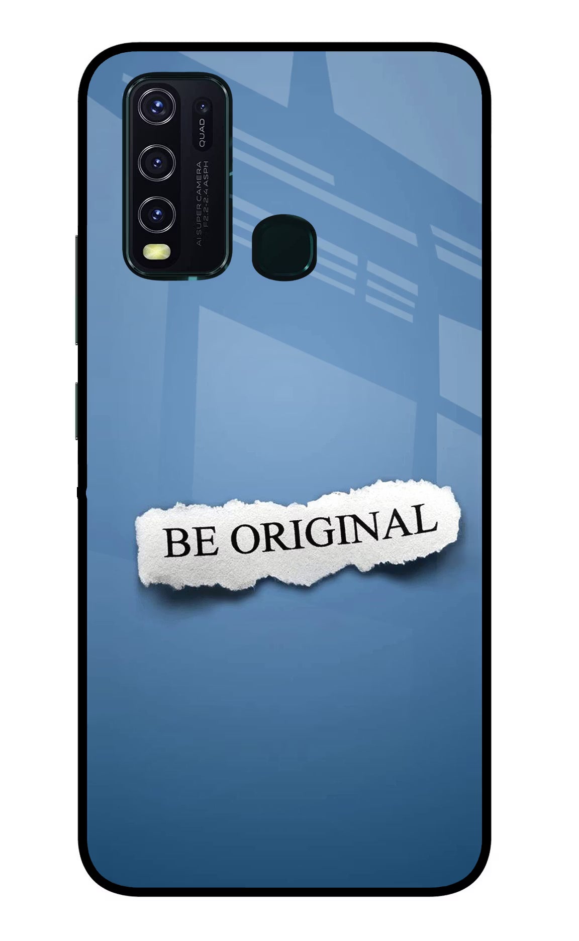 Be Original Vivo Y30/Y50 Glass Case Back Cover by Casekaro