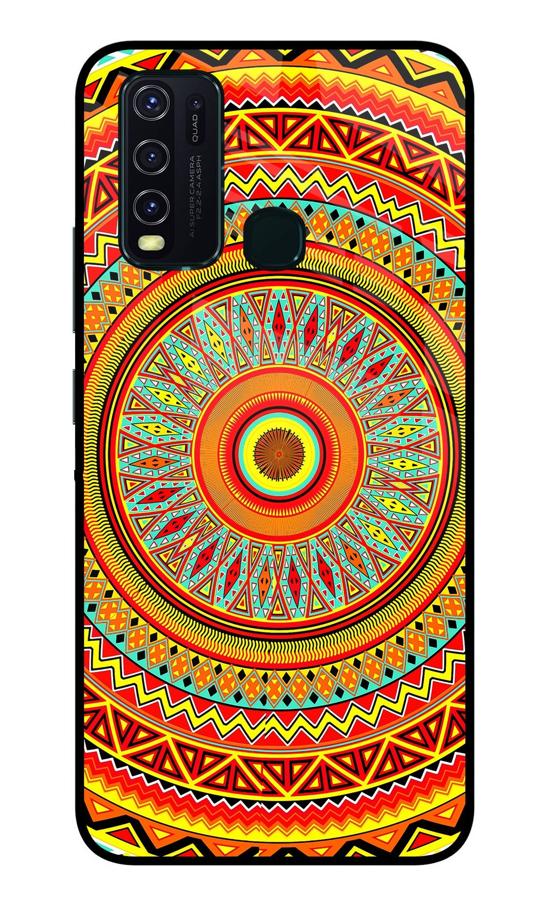 Mandala Pattern Vivo Y30/Y50 Back Cover