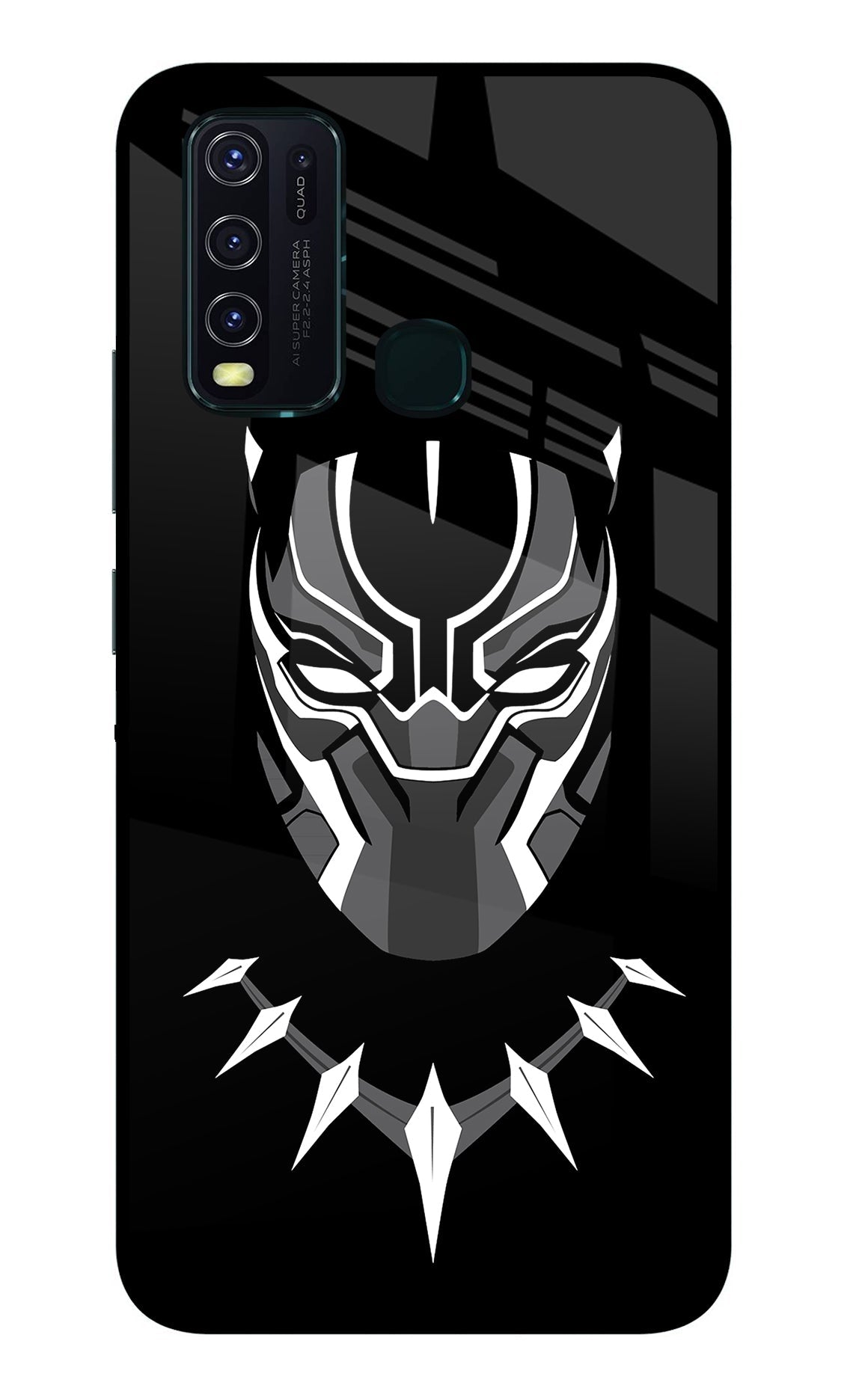 Black Panther Vivo Y30/Y50 Glass Case