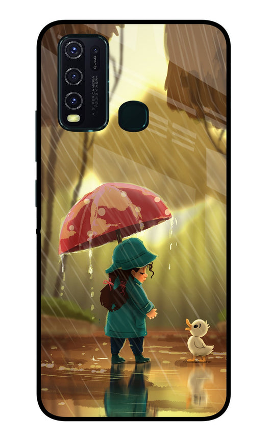 Rainy Day Vivo Y30/Y50 Glass Case