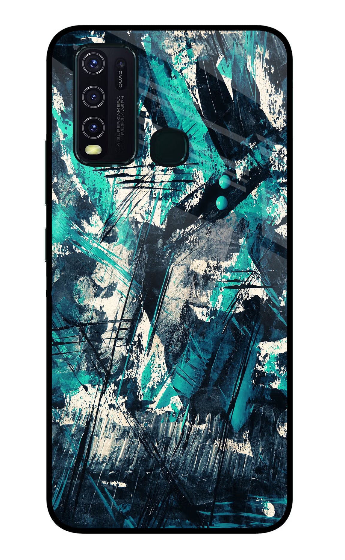 Artwork Vivo Y30/Y50 Glass Case Back Cover by Casekaro