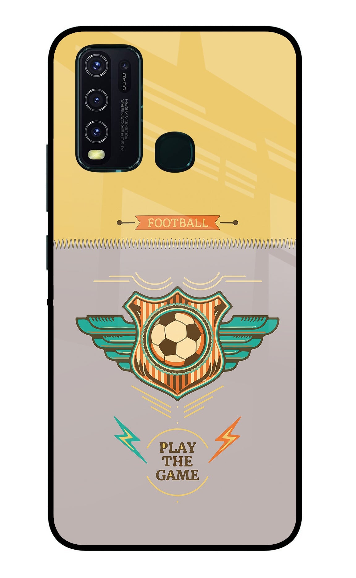 Football Vivo Y30/Y50 Back Cover