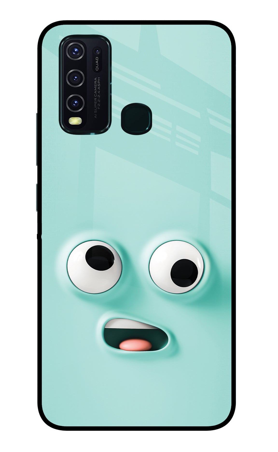 Funny Cartoon Vivo Y30/Y50 Glass Case