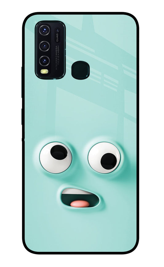 Funny Cartoon Vivo Y30/Y50 Glass Case