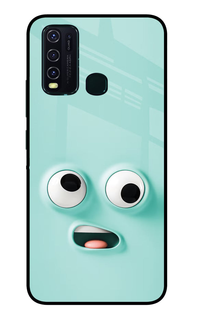 Funny Cartoon Vivo Y30/Y50 Glass Case
