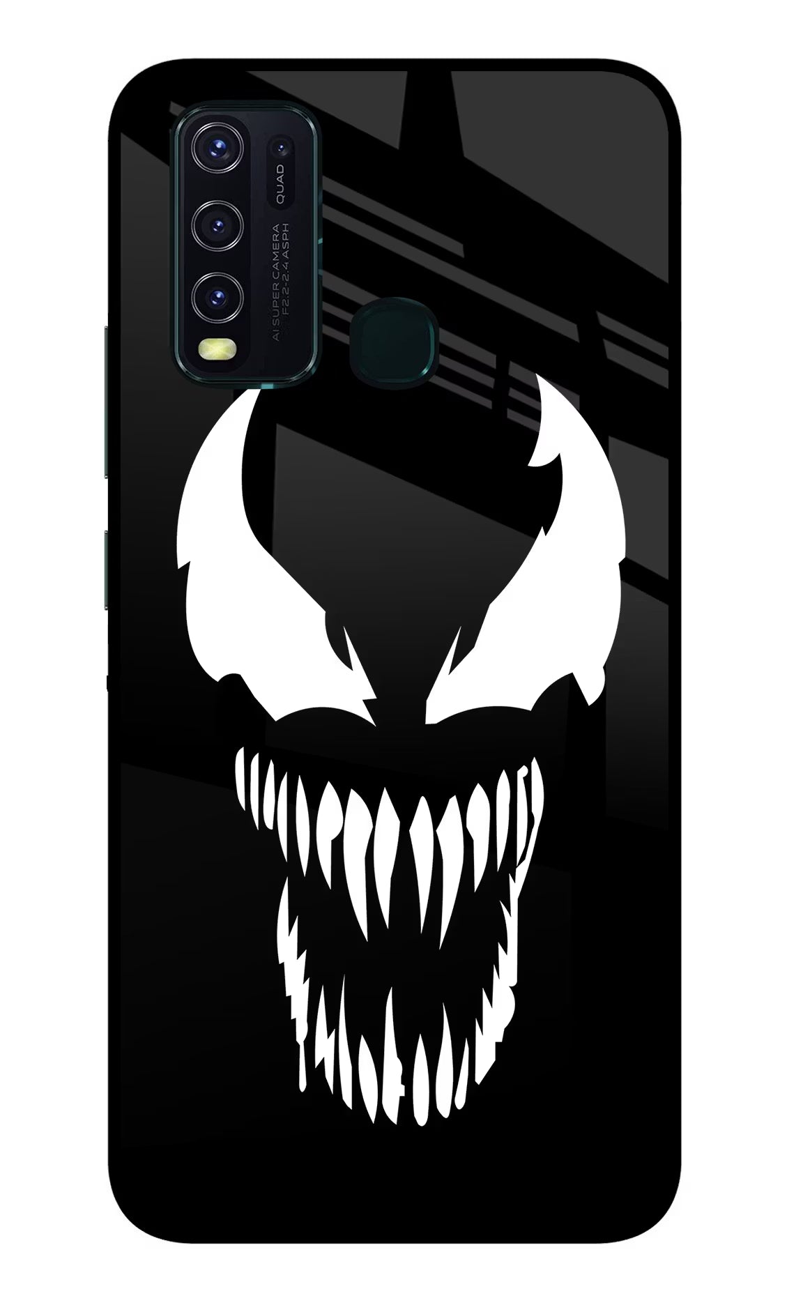Venom Vivo Y30/Y50 Glass Case Back Cover by Casekaro