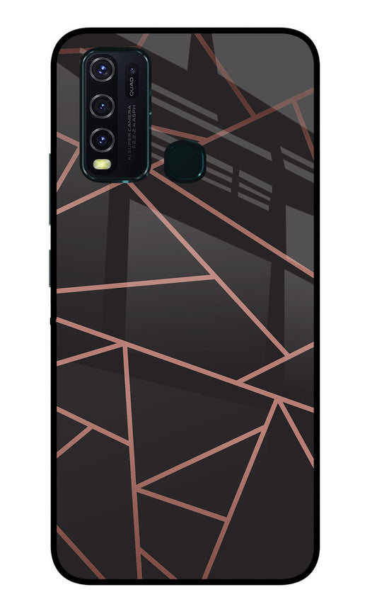 Geometric Pattern Vivo Y30/Y50 Glass Case