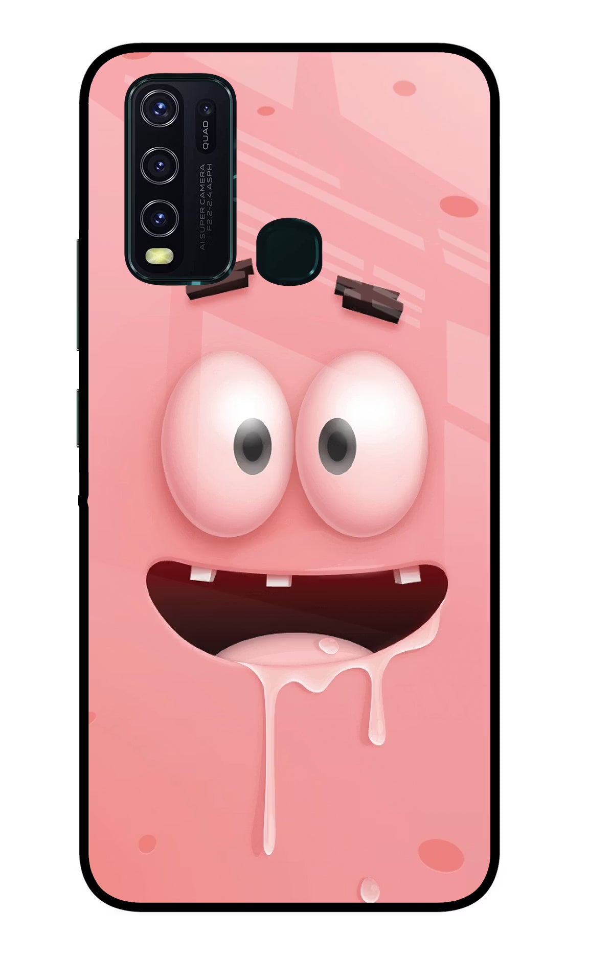 Sponge 2 Vivo Y30/Y50 Glass Case Back Cover by Casekaro