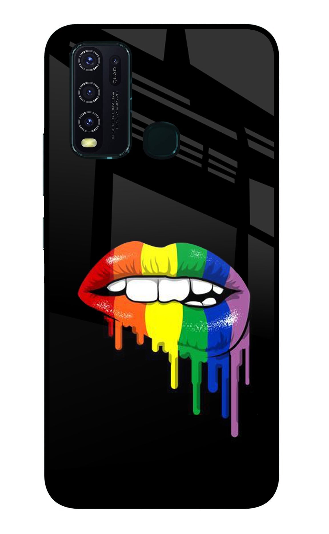 Lips Biting Vivo Y30/Y50 Back Cover