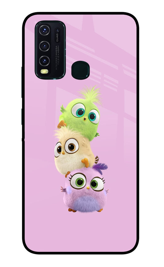 Cute Little Birds Vivo Y30/Y50 Glass Case