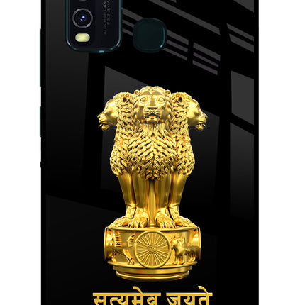 Satyamev Jayate Golden Vivo Y30/Y50 Glass Case
