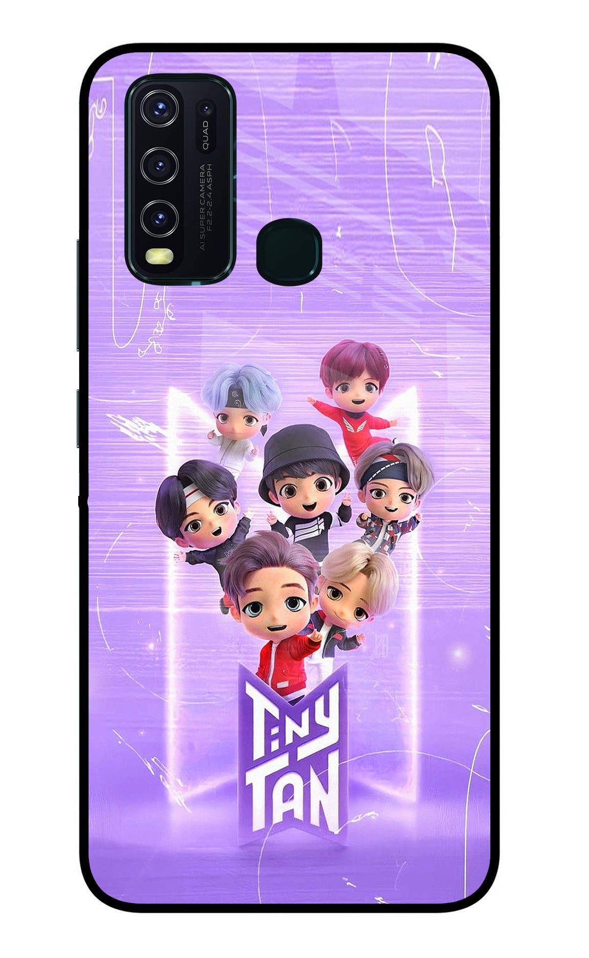 BTS Tiny Tan Vivo Y30/Y50 Back Cover