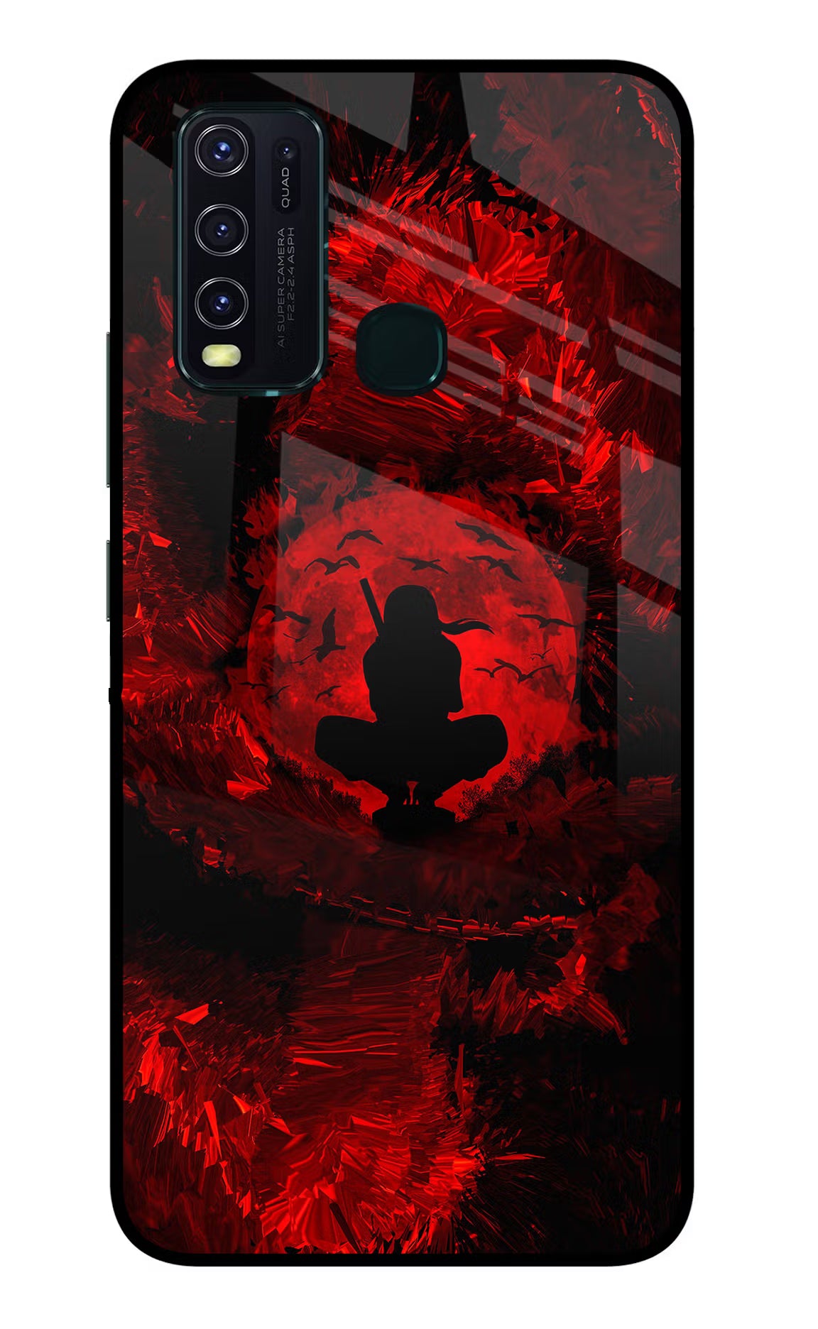 Itachi Uchiha Vivo Y30/Y50 Glass Case