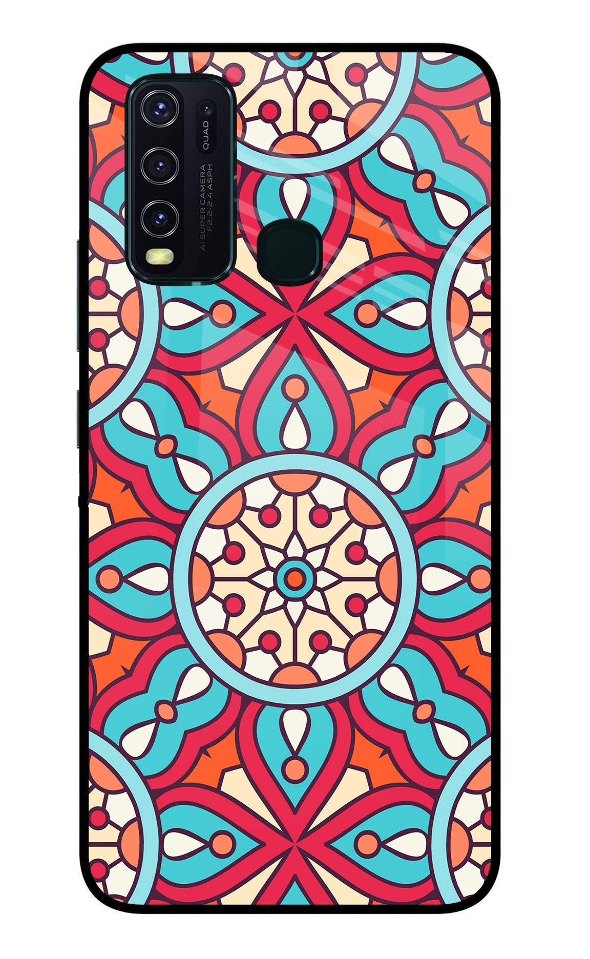 Mandala Geometric Vivo Y30/Y50 Back Cover