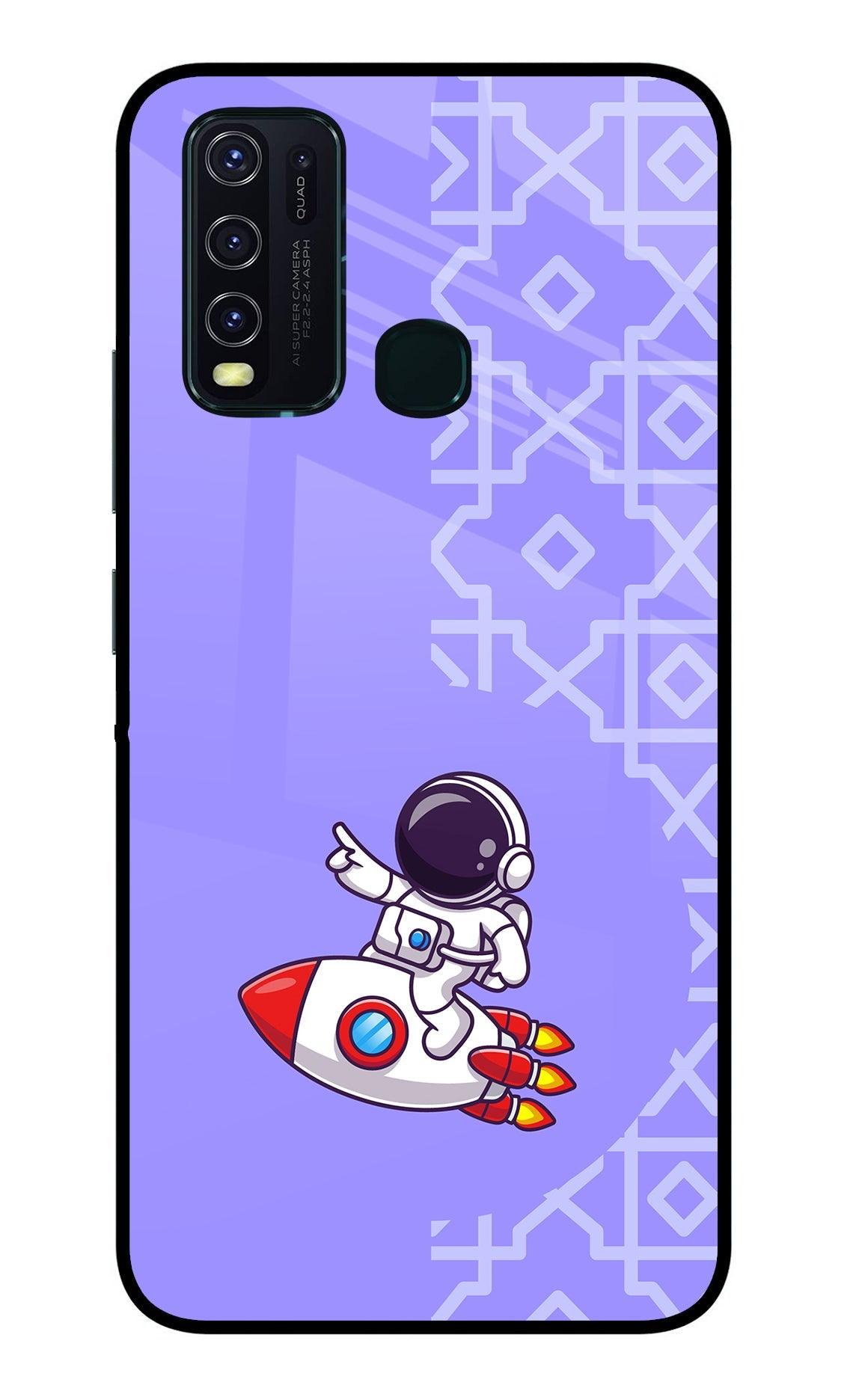 Cute Astronaut Vivo Y30/Y50 Back Cover