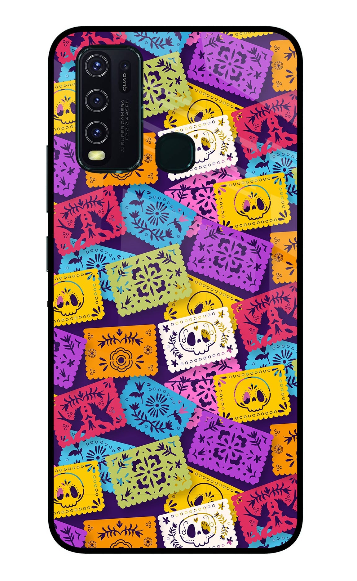 Mexican Pattern Vivo Y30/Y50 Back Cover