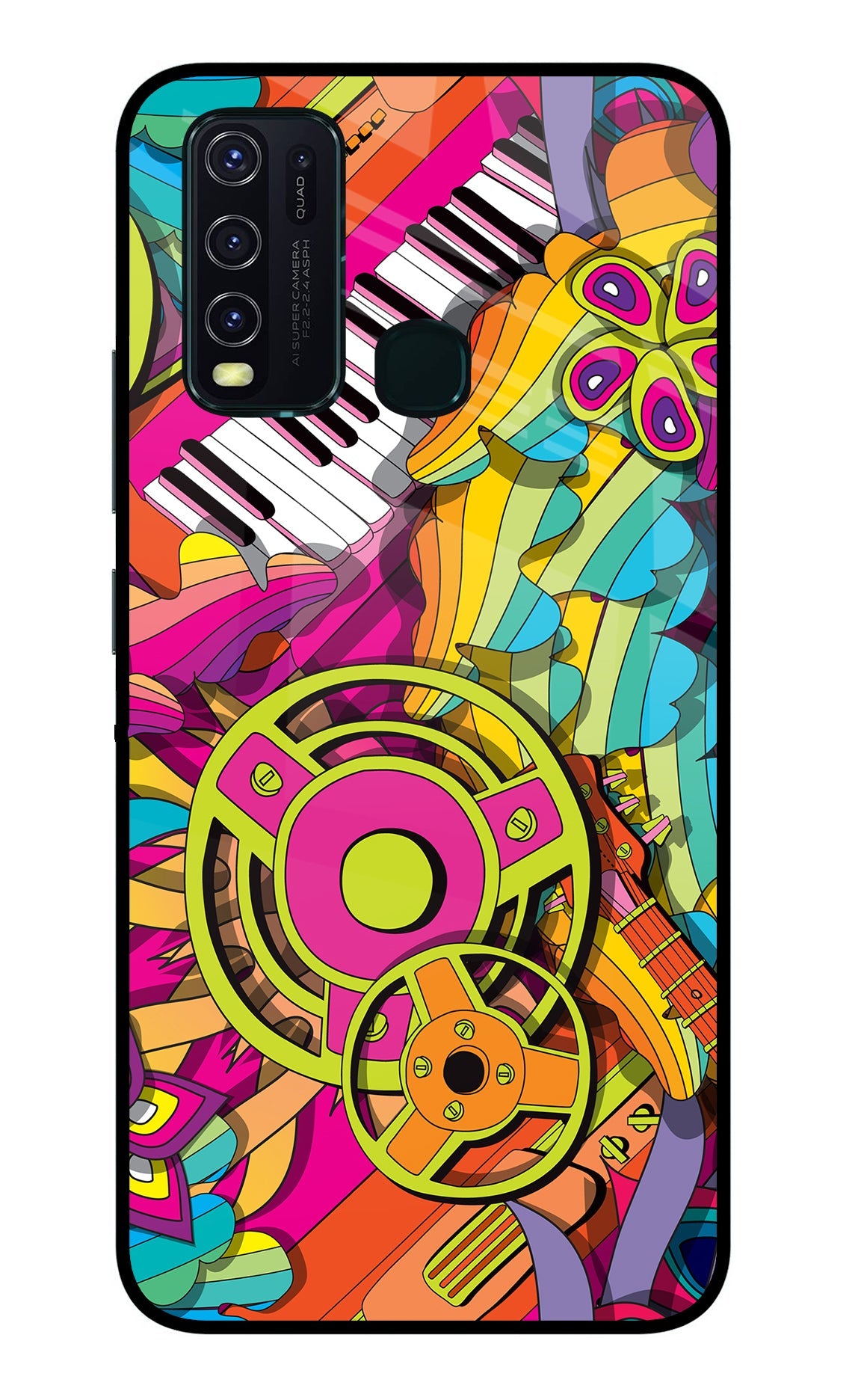 Music Doodle Vivo Y30/Y50 Back Cover