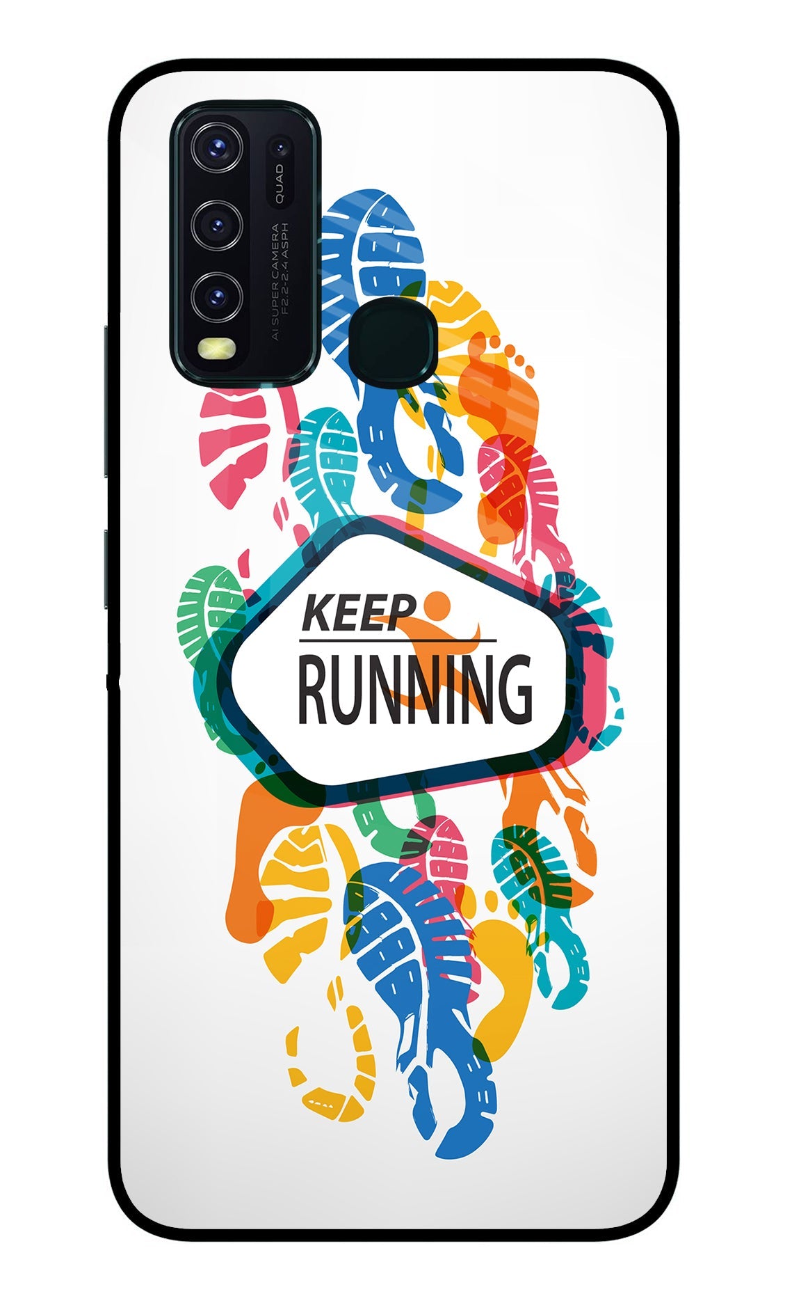 Keep Running Vivo Y30/Y50 Back Cover