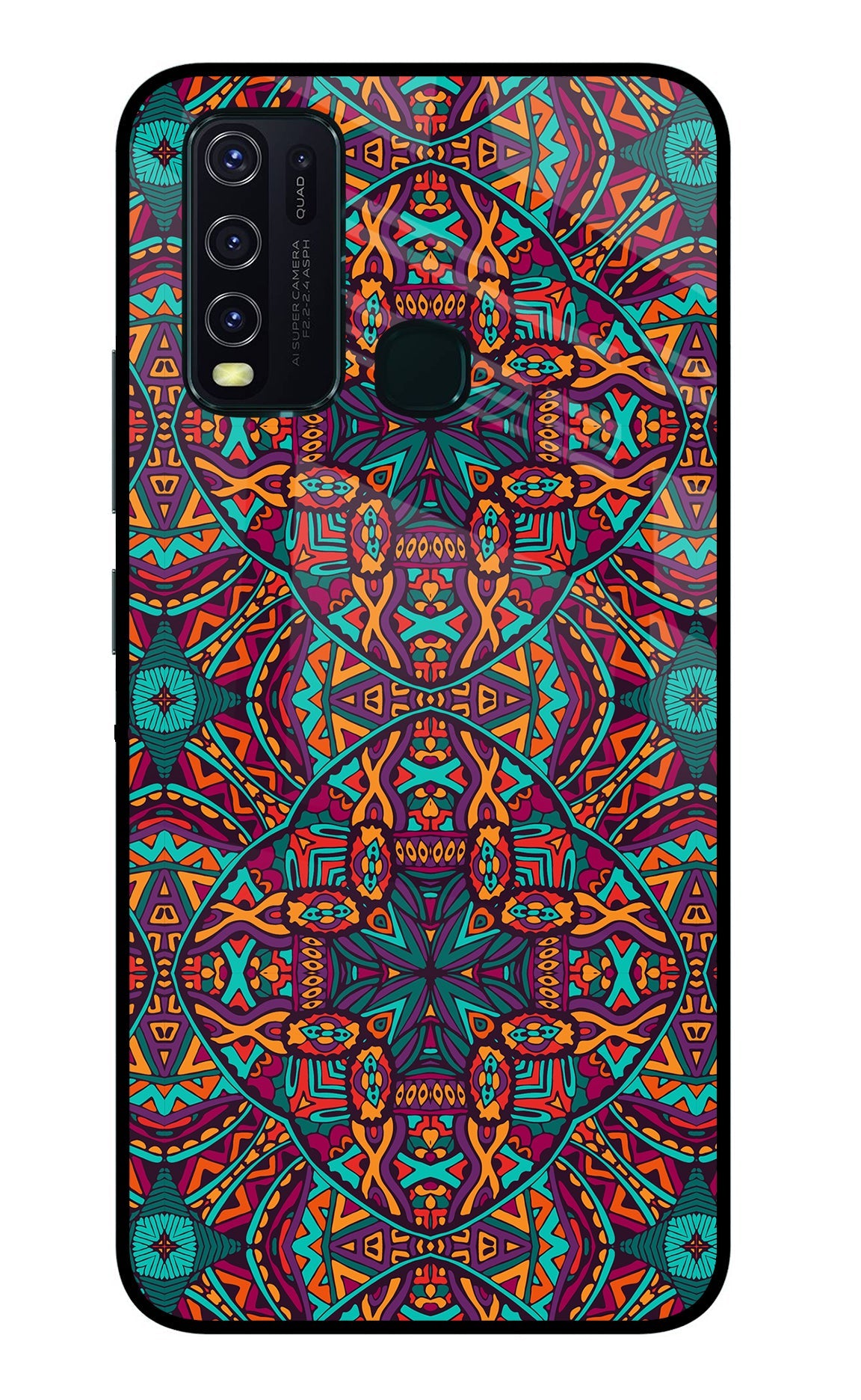 Colour Mandala Vivo Y30/Y50 Back Cover