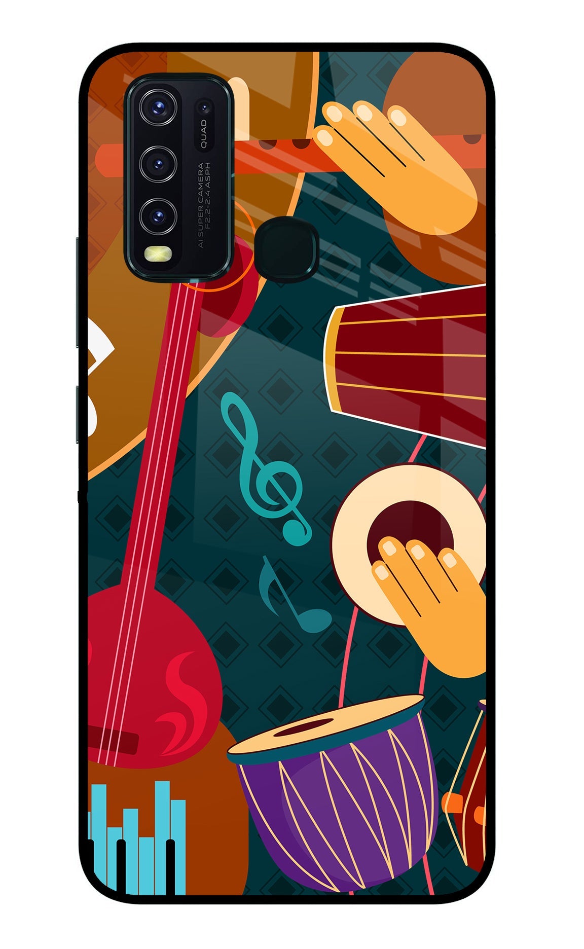 Music Instrument Vivo Y30/Y50 Back Cover