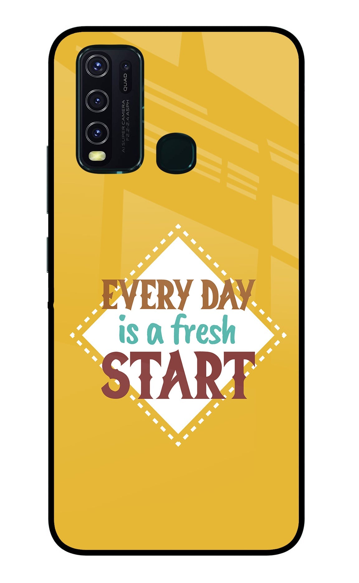 Every day is a Fresh Start Vivo Y30/Y50 Back Cover