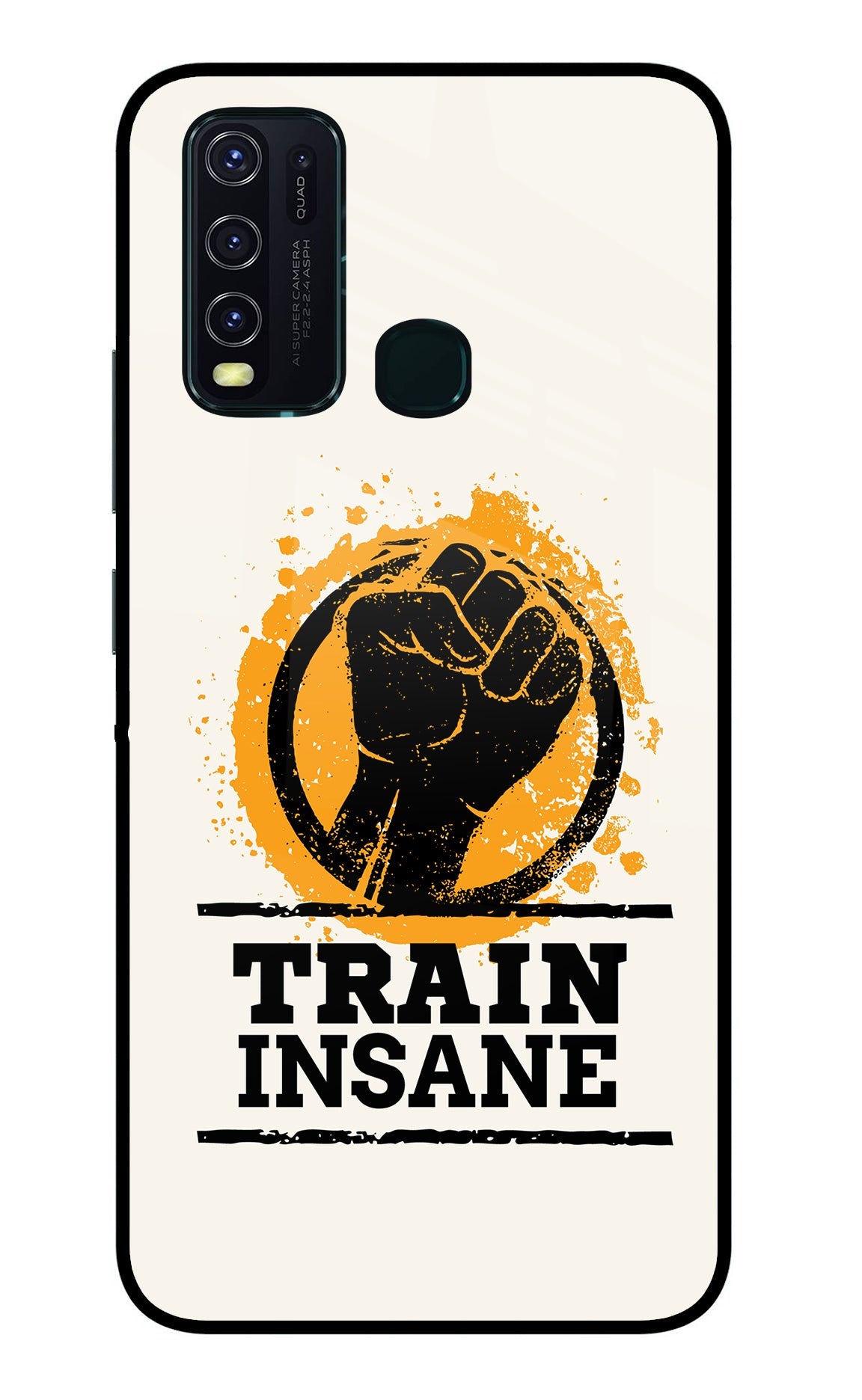 Train Insane Vivo Y30/Y50 Glass Case