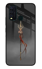 Shiv Trishul Vivo Y30/Y50 Glass Case