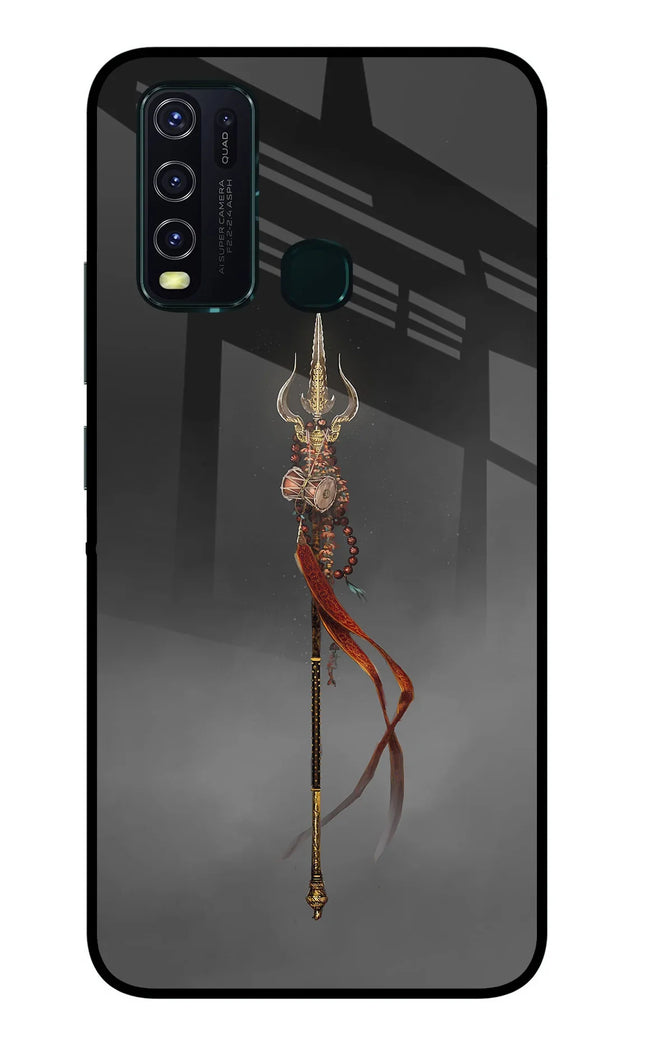 Shiv Trishul Vivo Y30/Y50 Glass Case