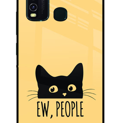 Ew People Catitude Vivo Y30/Y50 Glass Case