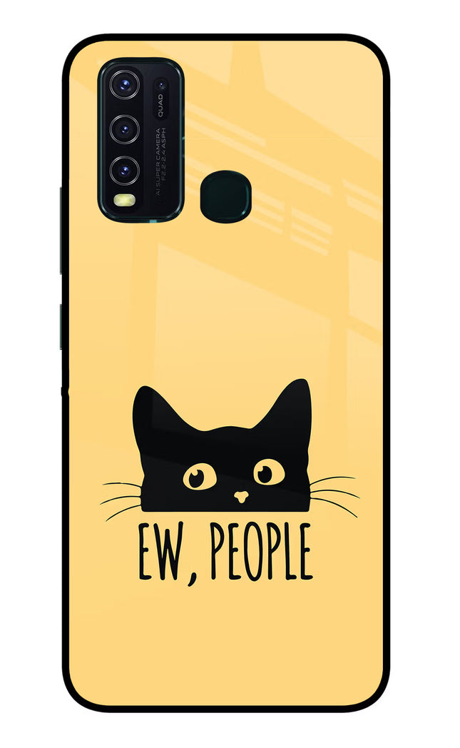 Ew People Catitude Vivo Y30/Y50 Glass Case