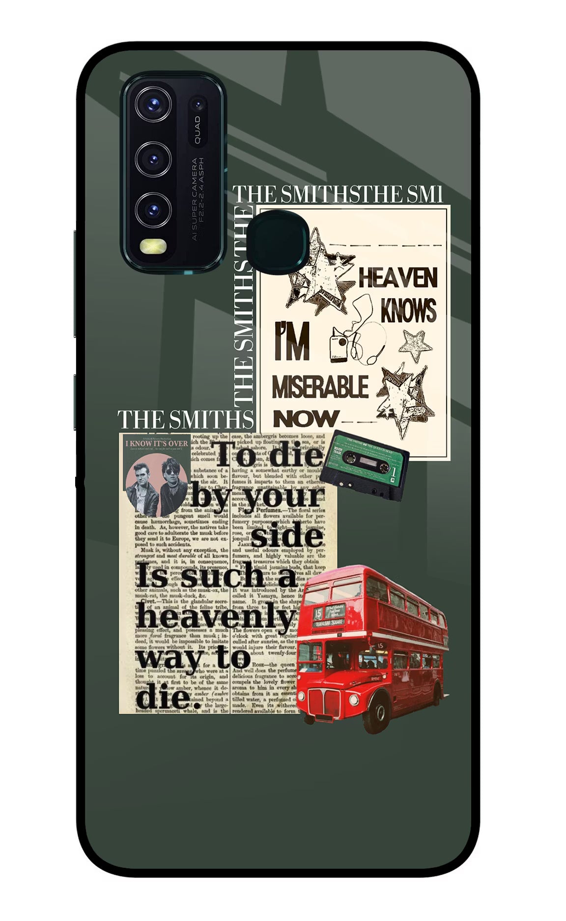 The Smiths Vivo Y30/Y50 Glass Case Back Cover by Casekaro