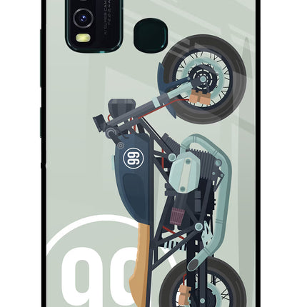 Classic Cafe Racer 99 Vivo Y30/Y50 Glass Case