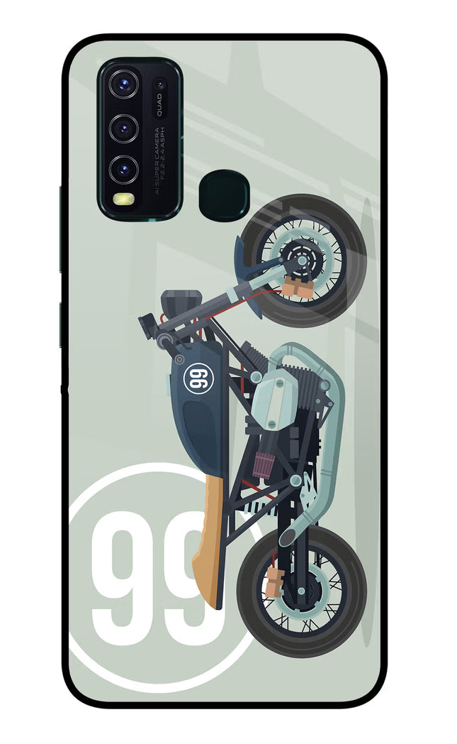 Classic Cafe Racer 99 Vivo Y30/Y50 Glass Case