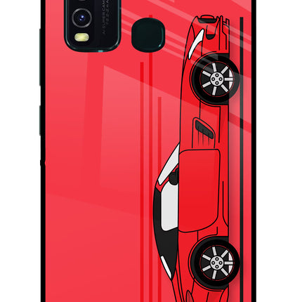 Red Velocity Vivo Y30/Y50 Glass Case