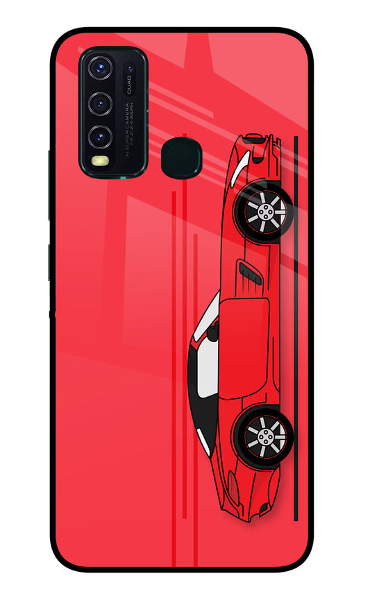 Red Velocity Vivo Y30/Y50 Glass Case
