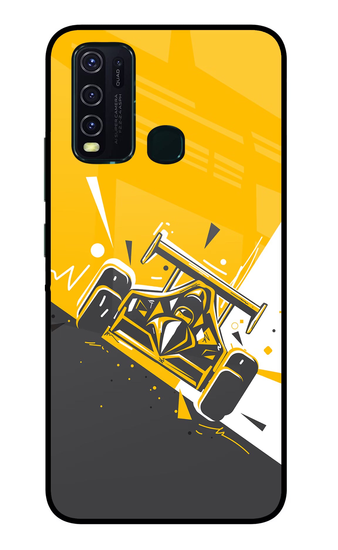Track King Vivo Y30/Y50 Glass Case