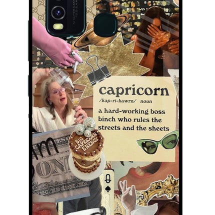 Capricorn Zodiac Vivo Y30/Y50 Glass Case