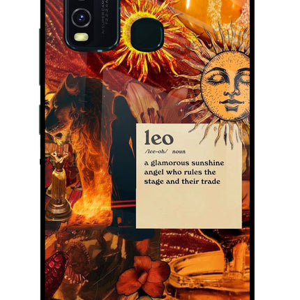 Leo Zodiac Vivo Y30/Y50 Glass Case