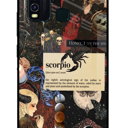 Scorpio Zodiac Vivo Y30/Y50 Glass Case