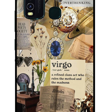 Virgo Zodiac Vivo Y30/Y50 Glass Case