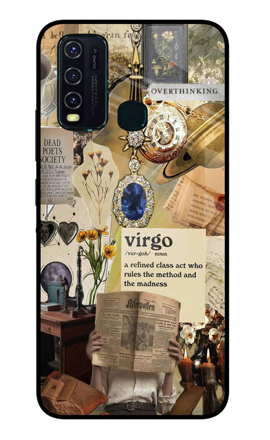 Virgo Zodiac Vivo Y30/Y50 Glass Case