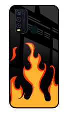 Fired Up – Black Vivo Y30/Y50 Glass Case